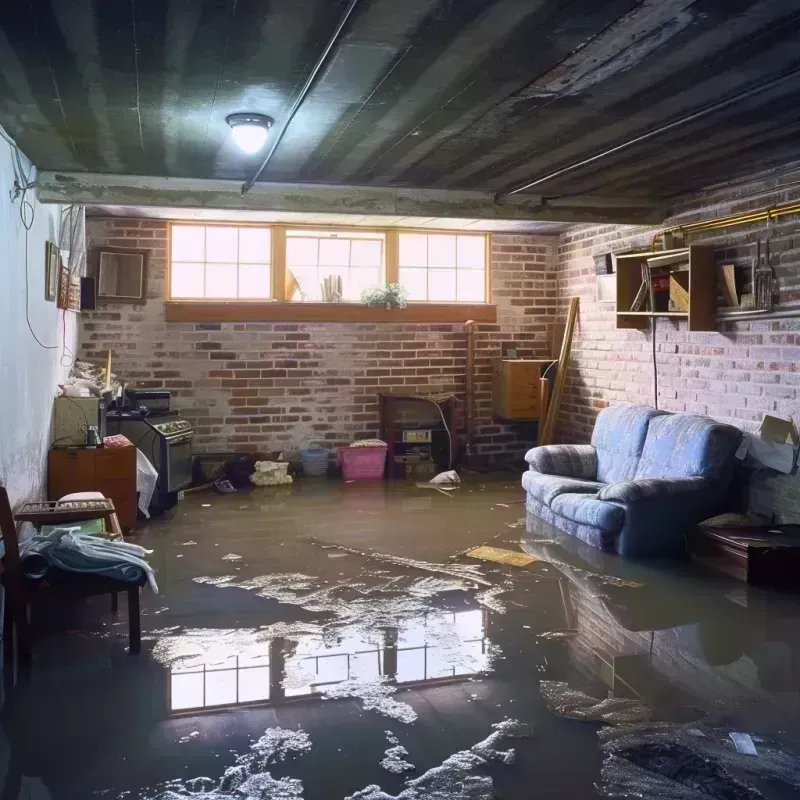 Flooded Basement Cleanup in San Jacinto County, TX